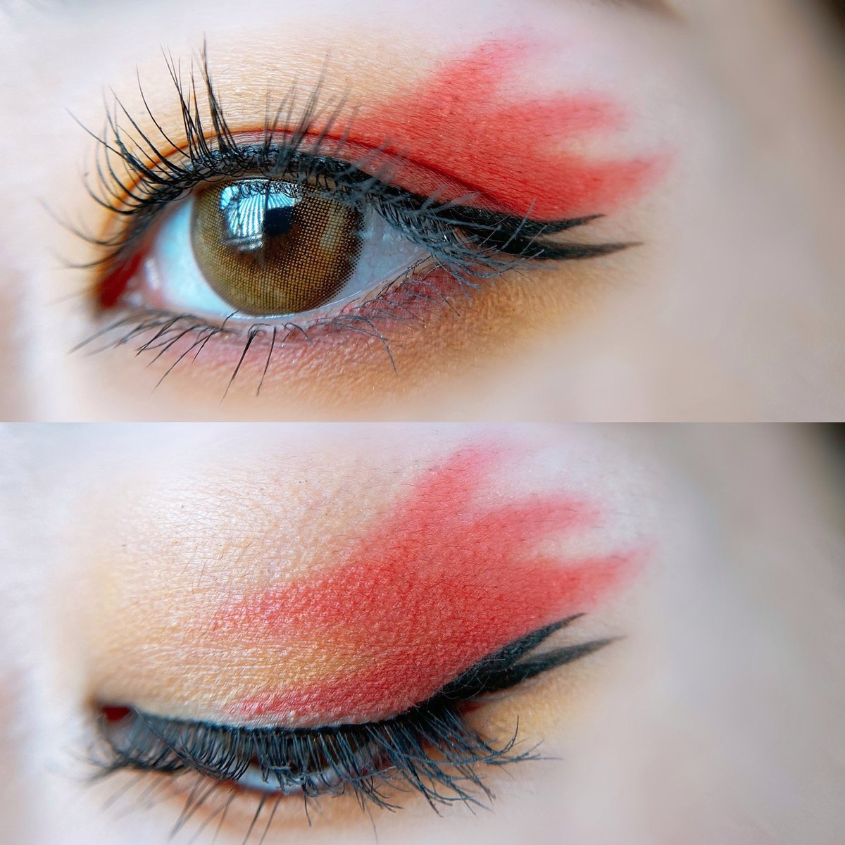 無限列車観て、どうしてもやりたくなった煉獄さんイメージメイク