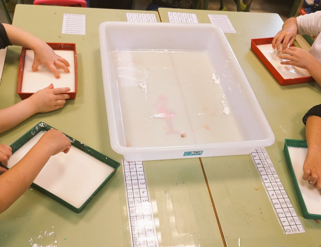 verosantamaria_'s tweet photo. Semana de los sentidos #Bandejas sensoriales #Experimentando y descubriendo #Quitando límites a la experimentación surgen aprendizajes y momentos maravillosos... MERECE LA MAGIA #CIGÜEÑAS5 & @Vero_ni_killa https://t.co/TlUUG2hIjl