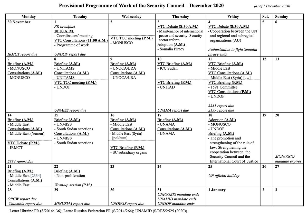 Assessing South Africa's final presidency and month in the UN Security Council gives interesting views on how it aims to close its UNSC gig. First, doesn't seem likely the country will be pursuing a major outcome document (thematic), but focusing on high level discussions 1/n