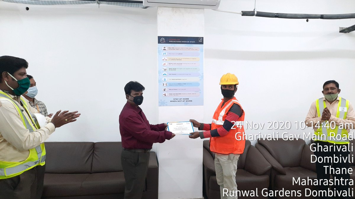 ragcmumbai's tweet photo. #Convocation Ceremony for Assistant Shuttering Carpenter batch at the Runwal Garden, Dombivali.

#RAGC #SkillCluster #RunwalGarden #CREDAI #CREDAISkills #PMKVY #PMKK #SkillIndia https://t.co/BEFy0jBX3F