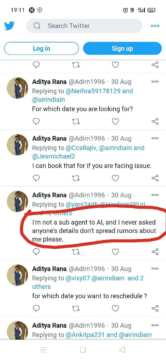 Babithj's tweet photo. @FlyWithIX @airindiain @HardeepSPuri @MoCA_GoI @AAI_Official @MEAIndia @ThePeopleOfIN @Voice_For_India @DARPG_GoI @IndianDiplomacy @indiandiplomats @PMOIndia @DelhiPolice @ArvindKejriwal @AmitShah can you please help in identifying @Adirn1996 who is fooling people in the name of @airindiain #vandebharathmission ,He ask advance payment in to his personal account and hide ,though he reply Twitter looping @HardeepSPuri we thought genuine https://t.co/IeCMqhB2xR