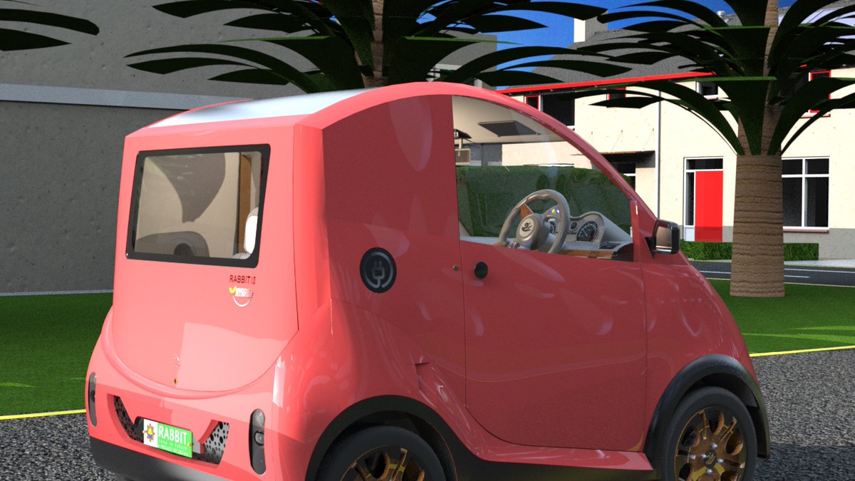 mohsinmajeed365's tweet photo. Our company’s product will be a two-seater hybrid (electrical and gasoline engine) car with name RABBIT. It will be Pakistan’s first ever national made car for commercial use in the country. #MostEconomicalCar @APofUETians @mooniselahi @Drfirdous_awan @PakWheels https://t.co/emCw0P4N5v