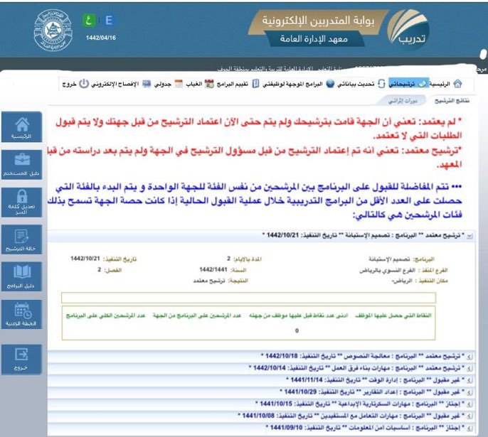 ترشيح معتمد معهد الإدارة