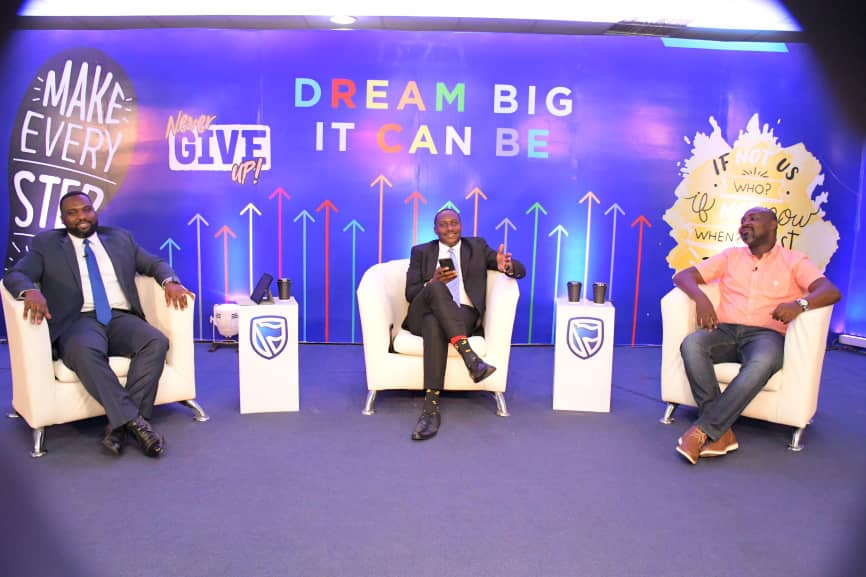 AgritradeUG's tweet image. Earlier: 
Mr. Yasin Ssekamatte Nsereko, President, Agriculture and Trade Promotion Alliance Uganda (#AGRITRADE) appearing on Stanbic Bank's #dreambigtalks show. He emphasized the need to get a team that believe in the dream