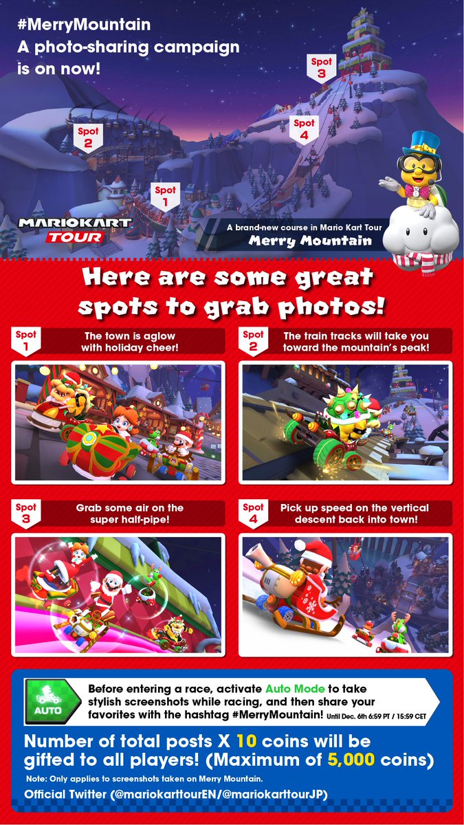 Mario Kart Tour - Holiday Tour Trailer 