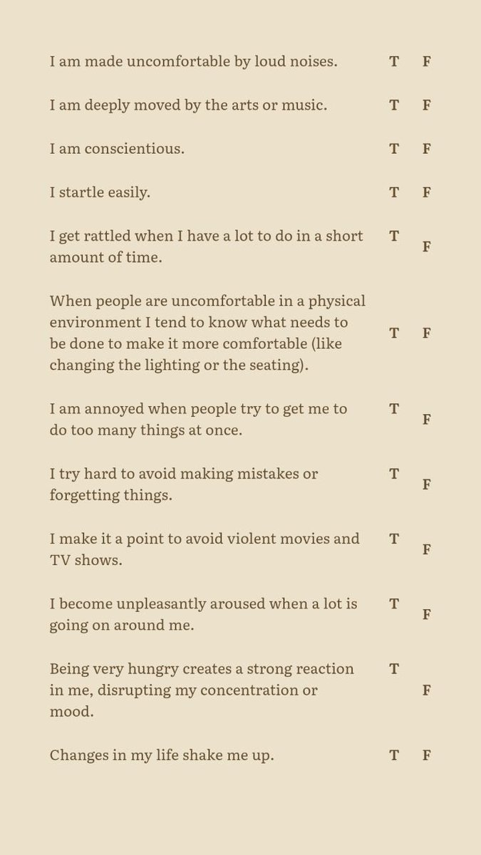 Yu juga bisa coba self-test ini utk melihat SECARA UMUM apakah yu ada tendensi HSP.