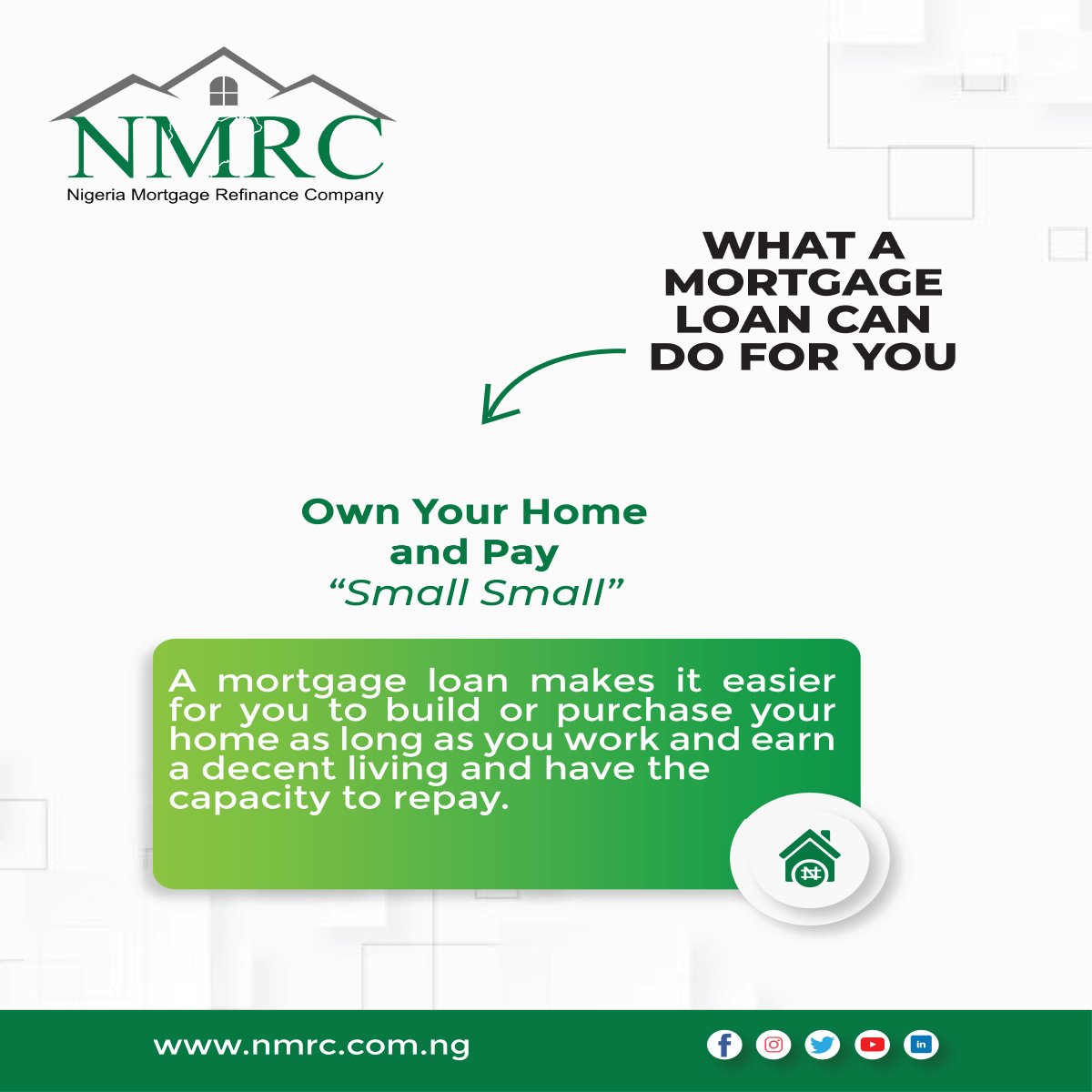 If you work, earn an income, and want to own your #home, and have not saved enough to pay outright for it, you should consider a #mortgage #loan. https://t.co/xkhQ0CaIg4