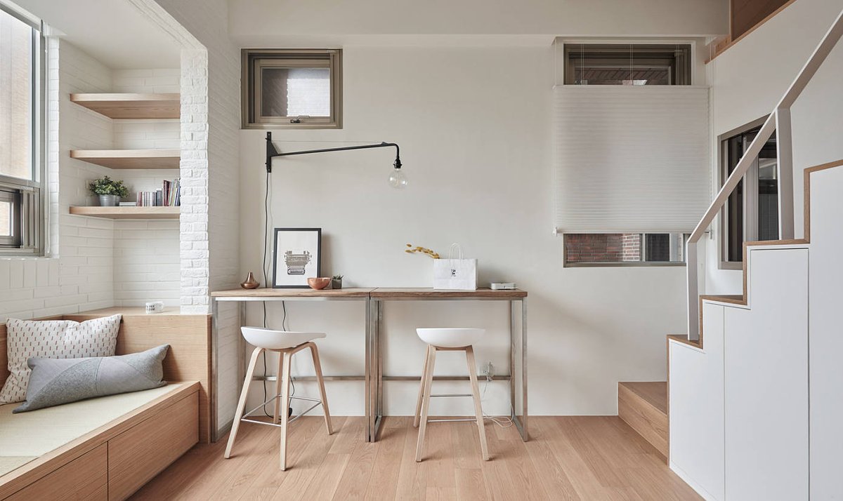 Tiny Apartment by A Little Design
https://t.co/Gvooxpa4Uy
#interiordesign #homedecor #architecture #home https://t.co/EaDiD0bYP4