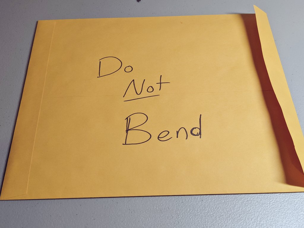 I use a one size fits all approach for smaller prints. I ship a lot of 8x10 and a lot of 9x12 so I just buy envelopes in the larger size.Writing "DO NOT BEND" does not guarantee the mailman will read it, but your customer will appreciate the effort if it IS bent in transit.