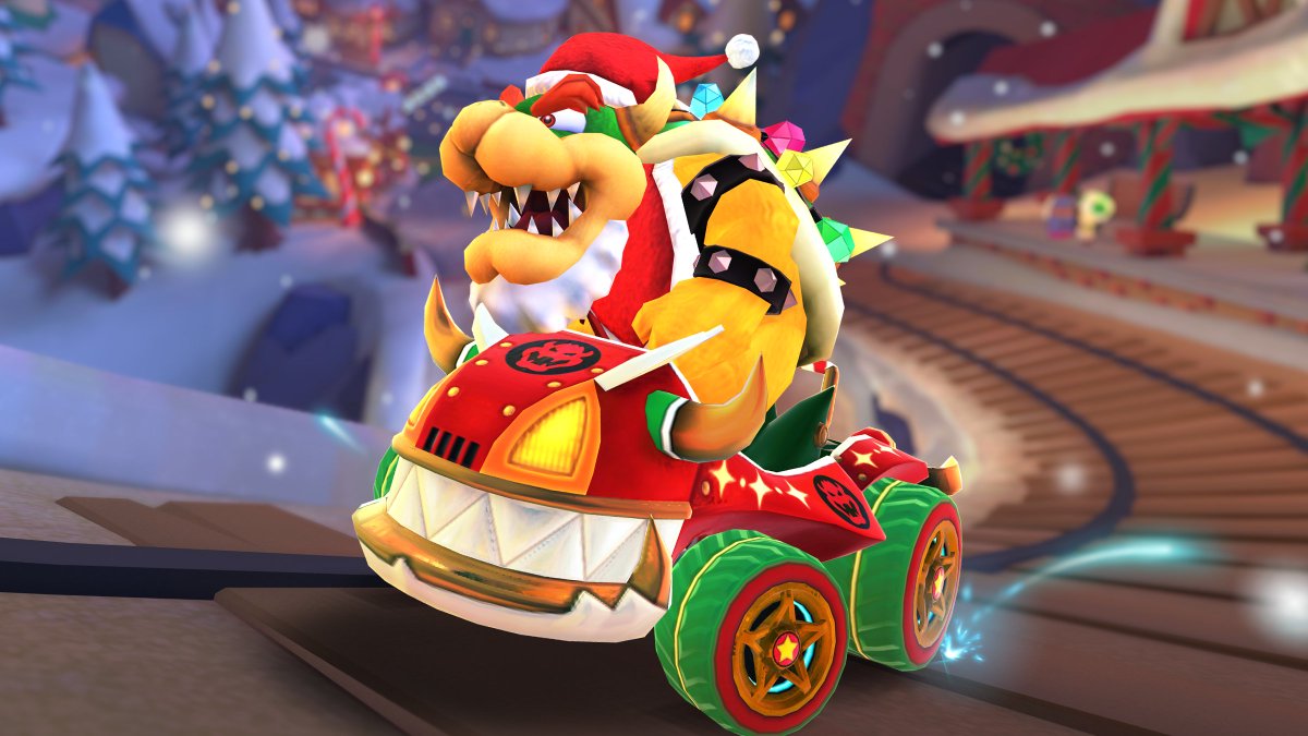 Mario Kart Tour Too Intimidating To Be Jolly Either Way Bowser Santa Makes A Festive Debut On The Holiday King Kart This Year Bowser Will Decide If You Ve Been Naughty