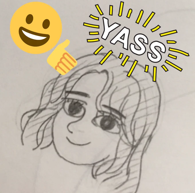 友達が星空の似顔絵描いてくれたんだけど似すぎて草 