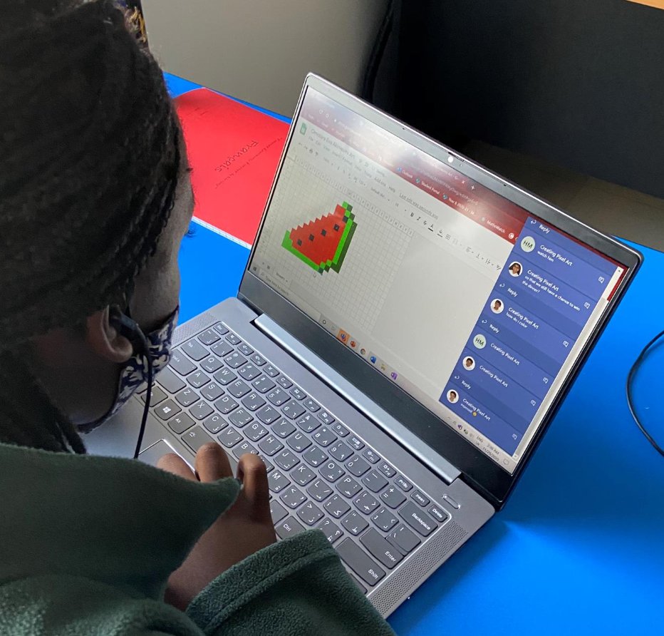For a Yr8 student to have 96 in their workshop, all working away and submitting their work.... and this was only 1 of 6 workshops!Our Student Digital Leaders opened KS3's eyes to how quickly they can learn a new skill. A powerful moment for all. #digitalart  #studentleaders