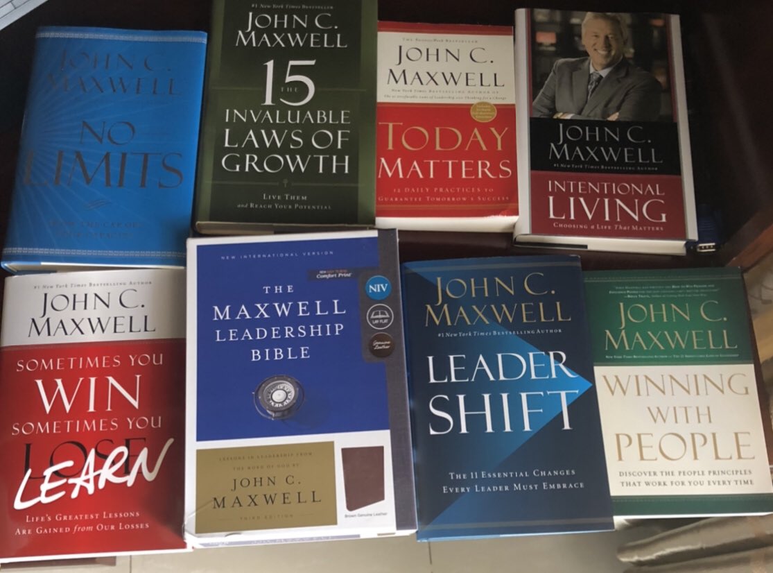 My #JohnMaxwell books have arrived! Excited about the growth ahead and the transformation I am going through. #JMTDNA #intentionalgrowth @JohnMaxwellCo @JohnMaxwellTeam