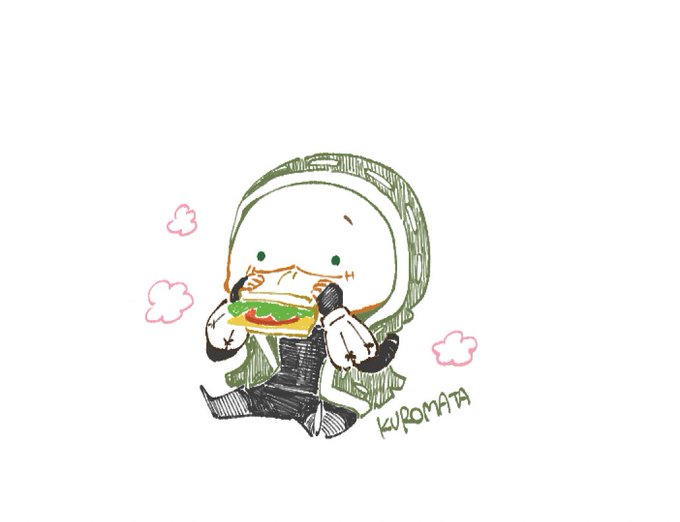 「サンドイッチ 座る」のTwitter画像/イラスト(古い順)