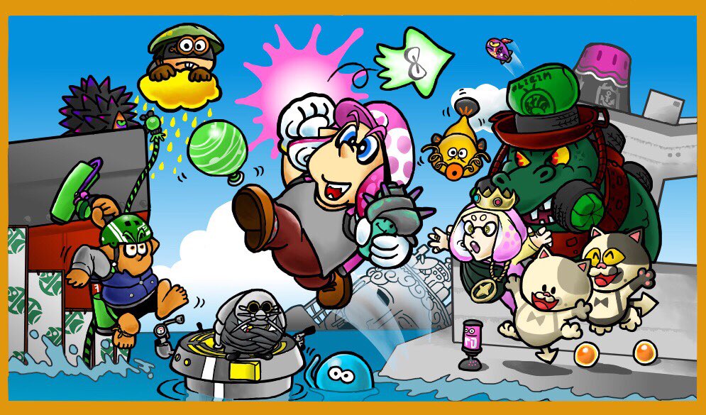 研 Ken En Twitter マリオモチーフの絵も もっと描いていきたい スーパーマリオ Supermario イラスト 研 Ken En Twitter マリオモチーフの絵も もっと描いていきたい スーパーマリオ Supermario イラスト