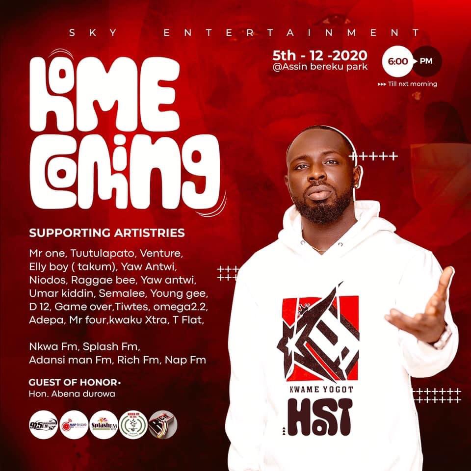 talktogrokai's tweet photo. Yes I am coming home this Saturday 5th December 2020 Come and support me and my friends to preach Peace to Assinman . Letโs meet at Assin Bereku Park ,Central Region . #Skyentertainmentgh #YogotEmpire #ned3 https://t.co/kIyHJPoJh7