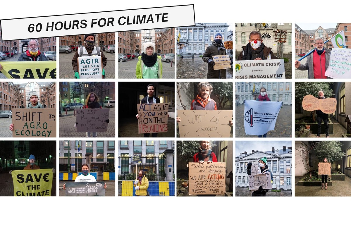 greenpeace_be's tweet photo. Nous y sommes presque... Le sprint final a commencé!👭👬 #60HoursForClimate
Ces derniers jours, nous avons manifesté, contre vents et marées, pour demander à nos gouvernements des ambitions climatiques plus fortes et justes.☔️Le message est clair: 60% de CO2 en moins d'ici 2030! https://t.co/kRQCxvDvNB