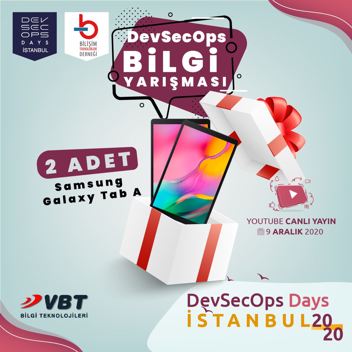 devsecopstr's tweet image. &quot;Etkinlik boyunca DevSecOps ile ilgili ipuçlarını takip edenler soru-cevap oturumunda daha şanslı olacaklar, sizin için güzel hediyeler hazırladık.&quot;

Kayıt için 👉devsecopsistanbul.com/register/

@vbtbilgi 

#devops
#devsecops
#devsecopsdays
#devsecopsdaysistanbul