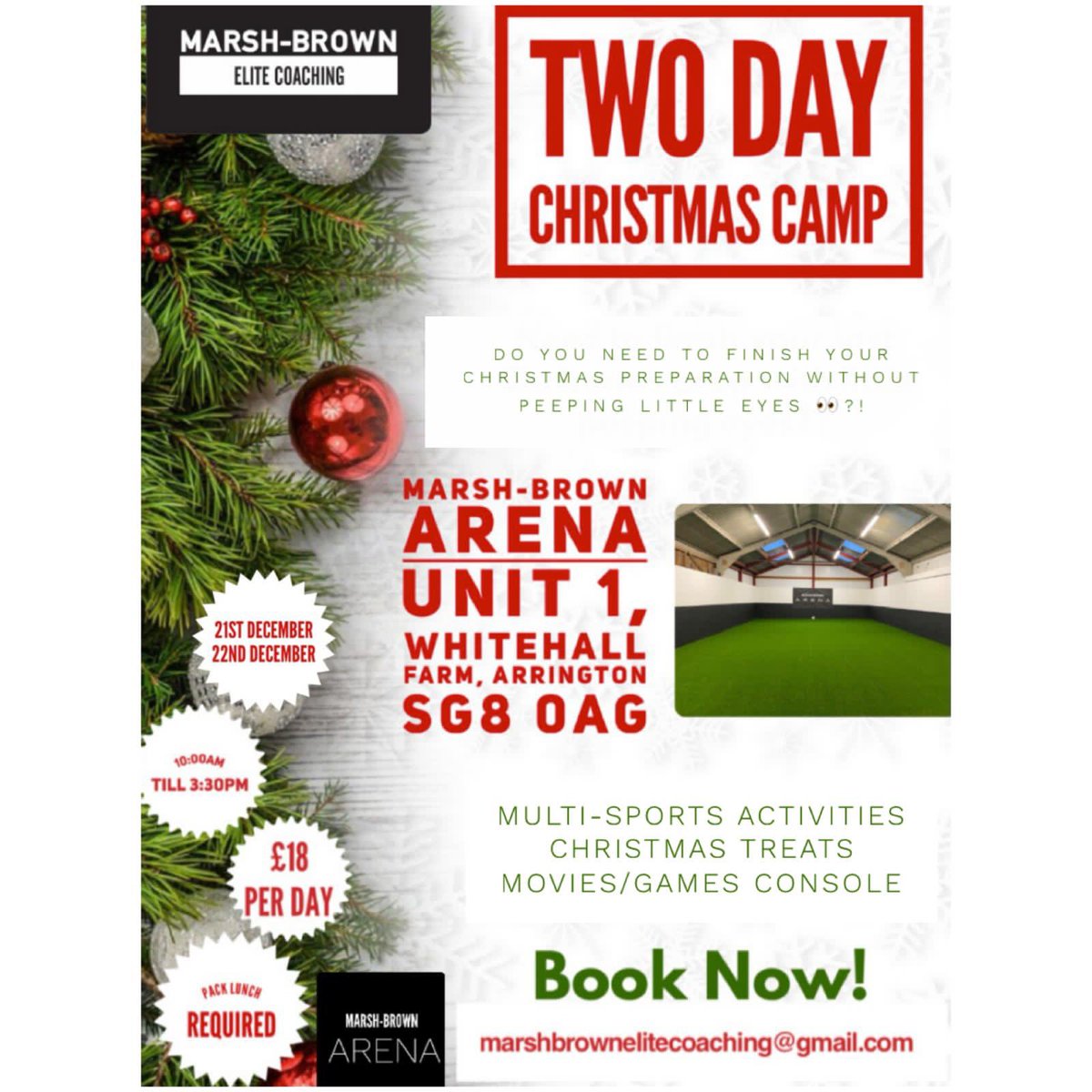 Are your kids Peeping Toms 👀 ?
If you need a few hours to finish off your last bits of Xmas Shopping🎁 we are here to help with a FUN Packed Xmas Holiday Camp.
Email or DM to get booked in.