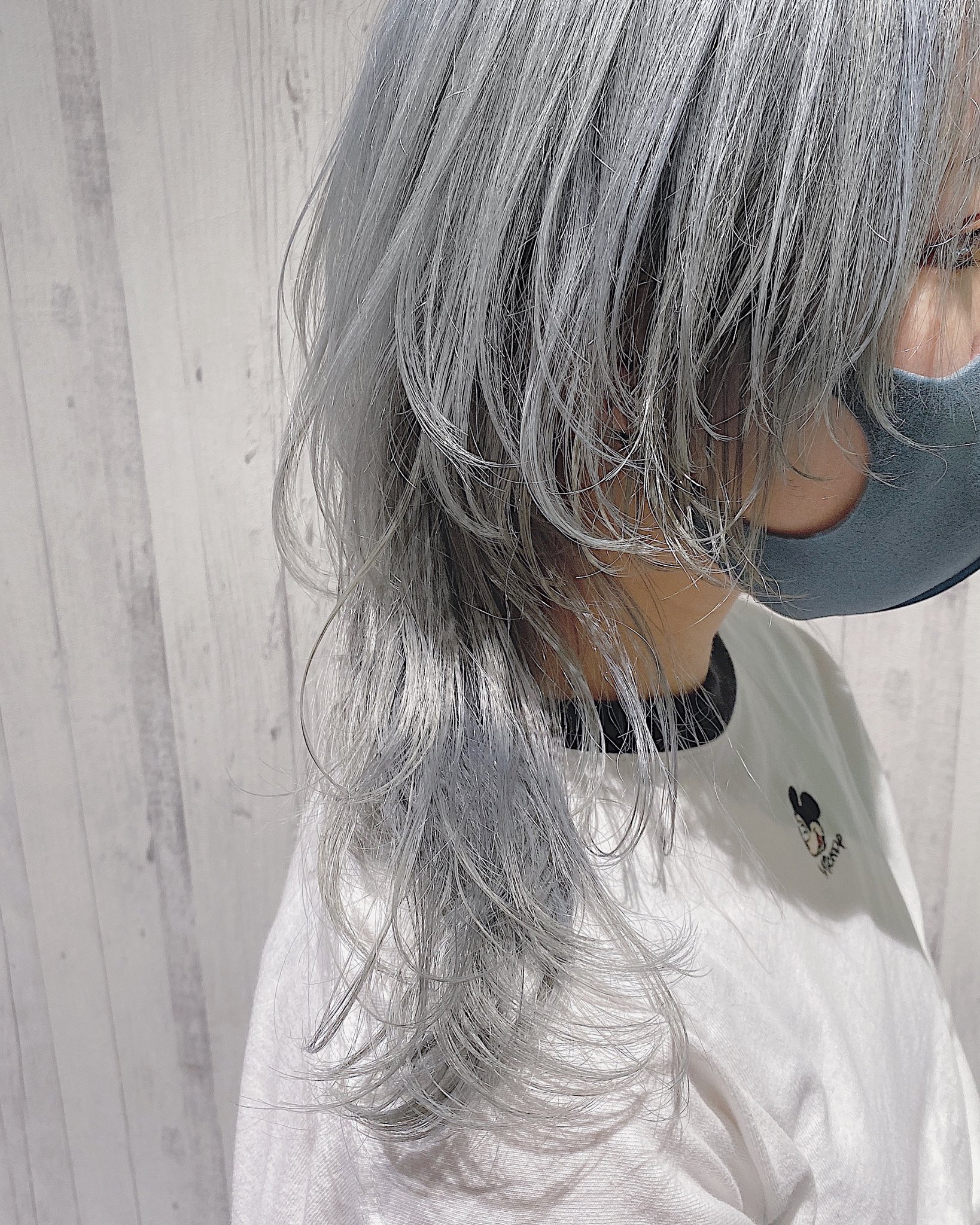 長沼彰憲 ウルフ美容師 ショート ボブ ハイトーンカラー 最近はロングめなウルフの方が若干オーダー多め ウルフボブ ショートウルフ ミディアムウルフ ウルフヘア ウルフ ウルフショート ケアブリーチ Uverworld Bish アイナ