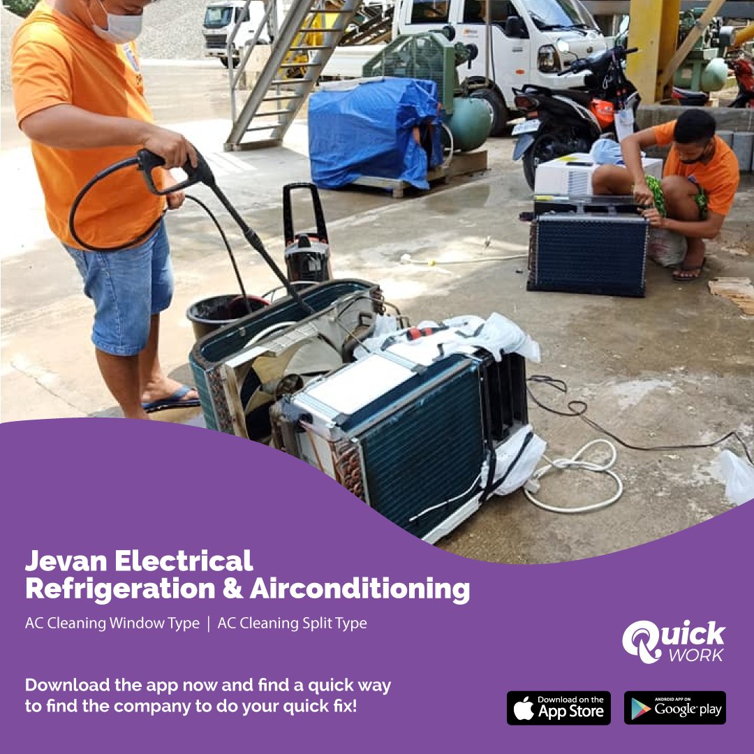 QuickWorkph's tweet image. Book Aircon Cleaning Services now via the Quickwork App. Choose convenience, book QuickWork now!

DOWNLOAD THE APP NOW!
bit.ly/30q3rWE

#quickwork #quickfix #quick #fast