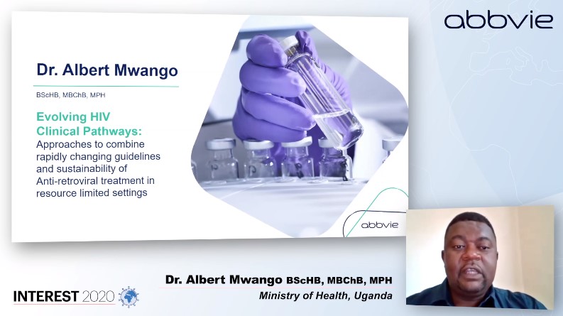 INTERESTconf's tweet photo. In today's first symposium of #virtualINTEREST, Dr. Jeremy Nel and Dr. Albert Mwango will speak about the evolving #HIV #clinical #pathway. Don't miss out on today's exciting program focusing on #HIV #treatment. https://t.co/O0w3bwYPTM https://t.co/ovu32XZgXg