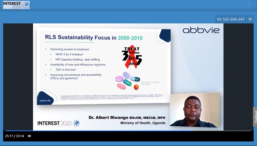 INTERESTconf's tweet photo. In today's first symposium of #virtualINTEREST, Dr. Jeremy Nel and Dr. Albert Mwango will speak about the evolving #HIV #clinical #pathway. Don't miss out on today's exciting program focusing on #HIV #treatment. https://t.co/O0w3bwYPTM https://t.co/ovu32XZgXg
