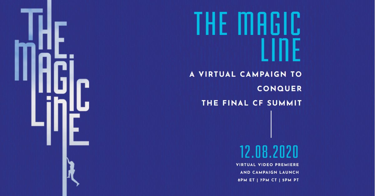 EnterpriseThera's tweet photo. Just a week to go until the premier of 'The Magic Line' virtual campaign video, raising awareness and donations to speed breakthroughs and cures for the 10% of the #CysticFibrosis community without targeted therapies: https://t.co/x7rwkafSGf
#finalcfsummit @EmilysEntourage https://t.co/LP8SStnF7q