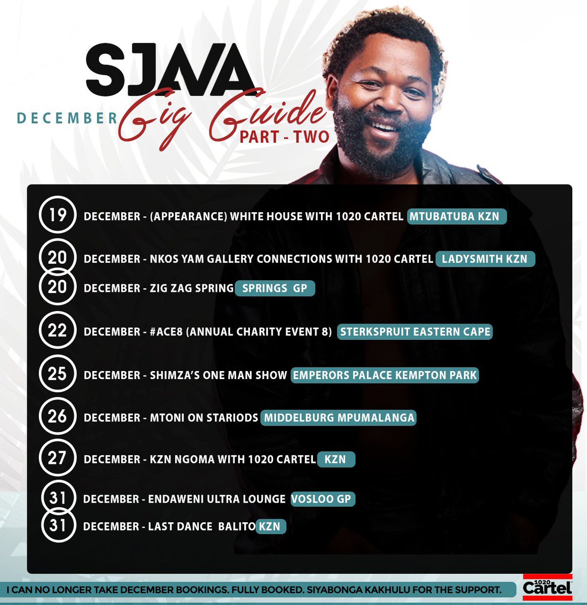 Sjava_atm's tweet photo. Thank you 
To all the promoters and people that come to the shows 
I always give it my all when I am on that stage❤️ https://t.co/iucLle9LvA