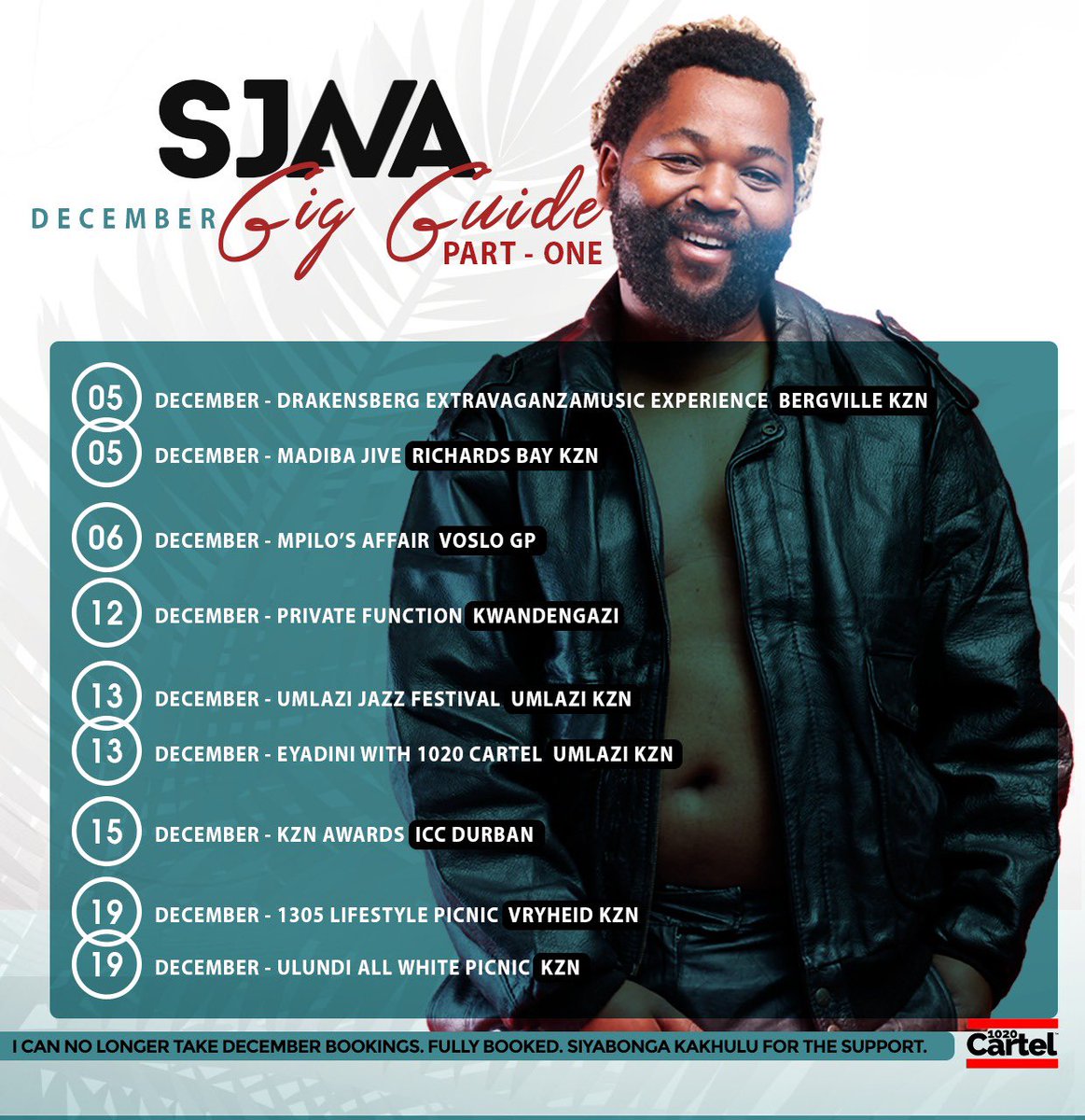 Sjava_atm's tweet photo. Thank you 
To all the promoters and people that come to the shows 
I always give it my all when I am on that stage❤️ https://t.co/iucLle9LvA