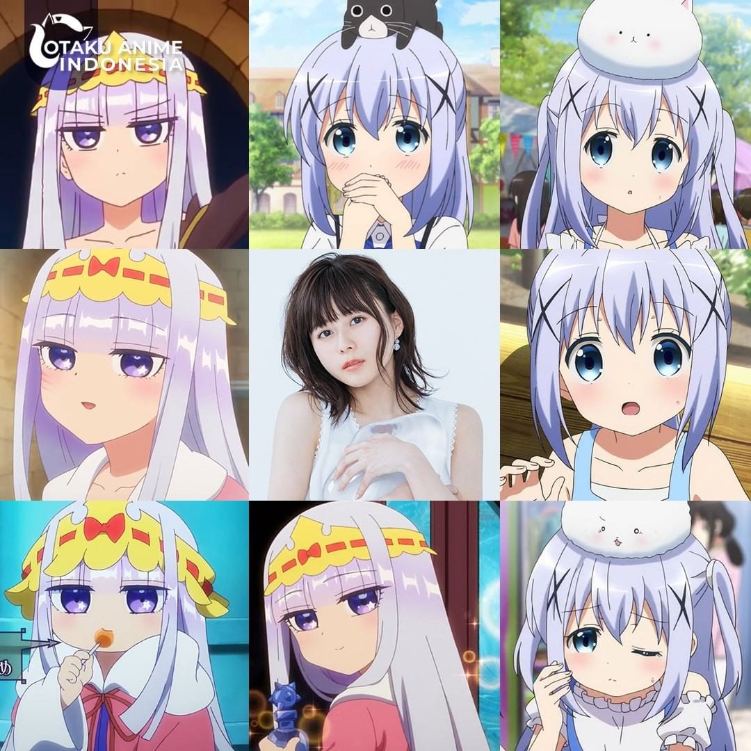 Otaku_Anime_Ind's tweet photo. Seiyuu Inori Minase @inoriminase_info yang mengisi suara karakter loli Chino Kafuu & Aurora Suya Rhys Kaymin, beliau sedang berulang tahun hari ini🎉🎊
Anime : Maoujou de Oyasumi
Anime : Gochuumon wa Usagi Desu ka? Bloom
#Otaku_Anime_Indonesia #maoujoudeoyasumi #syalis https://t.co/h1h9Cs7dnk