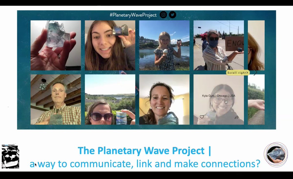 MaREIcentre's tweet photo. MaREI's Hester Whyte presents on the collaborative sci-art initiative @catching_waves and the beautiful Planetary Wave Project virtual installationπ
You can view the installation and find out more here https://t.co/XHfAlJaxtX
#CommOcean2020 #PlanetaryWaveProject https://t.co/8MJ8d9PWJm