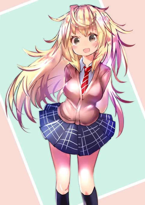 久々に女の子描いた 