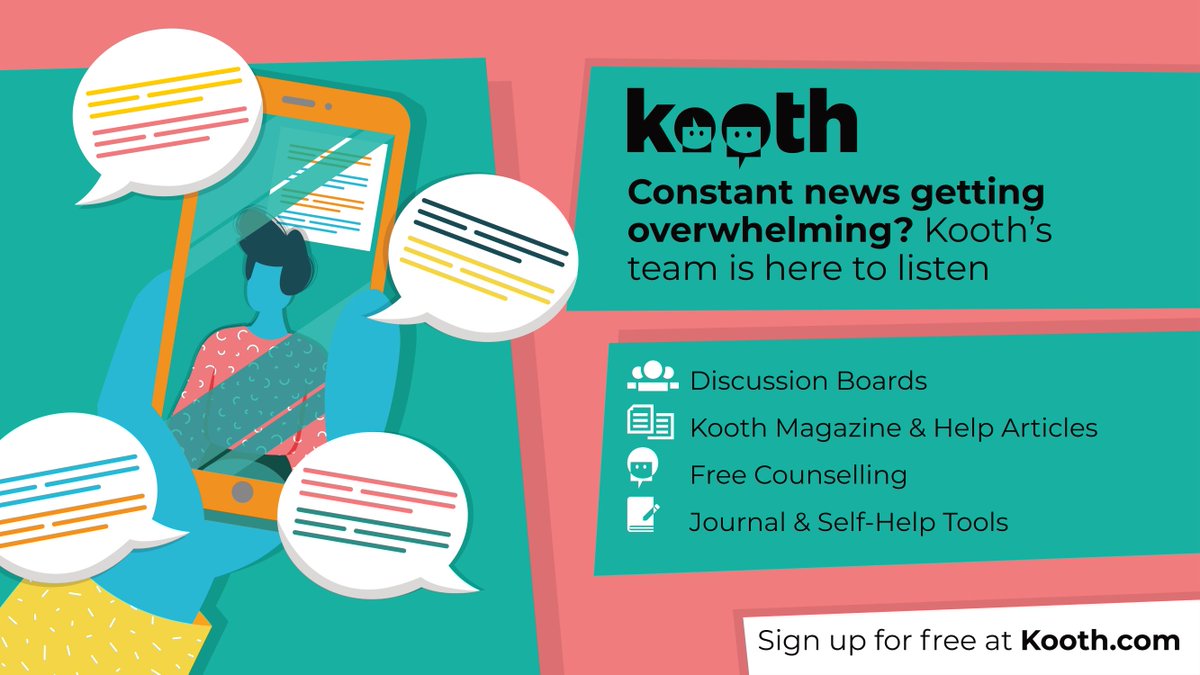 nhslambeth's tweet photo. Constant news about #COVID19 getting overwhelming?
#Kooth is here for young people across #SouthEastLondon with free, safe and anonymous support https://t.co/PC1BOialvo
#Tier2 #MentalMental #MentalWellbeing #Lambeth
@MaudsleyNHS @LamYouthCouncil @BCYouthForum https://t.co/sFS6wmX8Ew