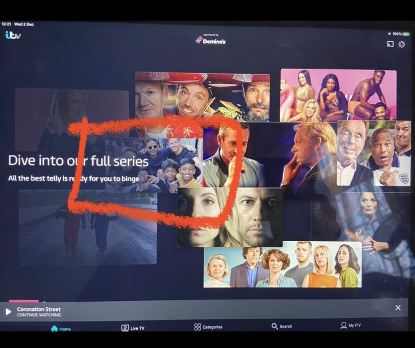 BendyBackBaker's tweet photo. @itvhub do you realise that this is on your home page? Not really appropriate if kids are using. https://t.co/KKsuBKkaSl