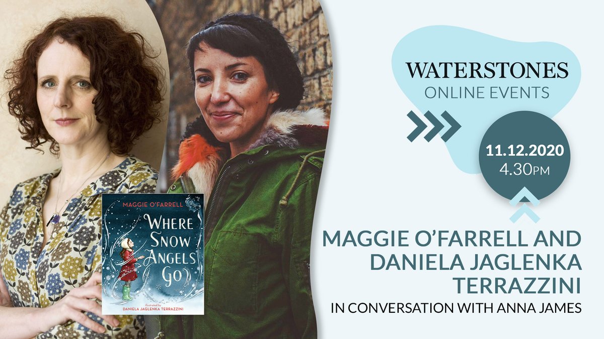 WalkerBooksUK's tweet image. Join us online with @waterstones and @acaseforbooks to hear from Maggie O'Farrell and @DJTerrazzini about their stunning book Where Snow Angels Go, a perfect wintery read for the season! @BIGPictureBooks waterstones.com/events/maggie-…