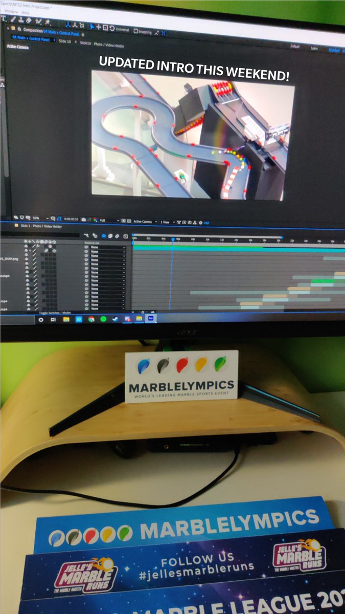 MarbulaOne's tweet photo. Working on something... Make sure to tune in this weekend! #MarbulaOne #M1 @Jellesmarbles https://t.co/zJWu1QSt8j