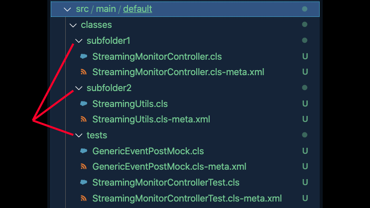 Philippe Ozil (@philippeozil) on Twitter photo TIL: you can now use subfolders under "classes" to better organize your Apex classes in your #Salesforce projects.
<a href="/SalesforceDevs/">Salesforce Developers</a> spread the word! TIL: you can now use subfolders under "classes" to better organize your Apex classes in your #Salesforce projects.
<a href="/SalesforceDevs/">Salesforce Developers</a> spread the word!