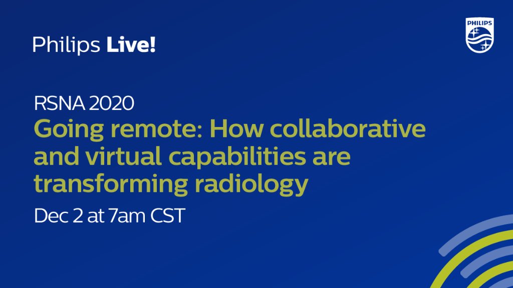 How will virtual capabilities transform radiology? Join us in 15 minutes to hear panel experts discuss how they're "going remote" with support from imaging innovations and connected informatics platforms. to.philips/6013Hy15Z