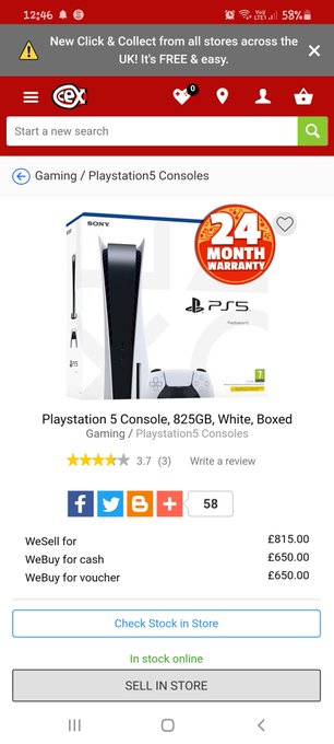 Shame on you @Cex for scalping, yes your buying for &pound;650 but thats no excuse yo Sell a &pound;450 console for<a class="tags" target="_blank" title="On Twitter" href="/?out=eyJ0eXAiOiJKV1QiLCJhbGciOiJIUzUxMiJ9.eyJpYXQiOjE3MjYzODg1MTUsImlzcyI6InR3cG9ybnN0YXJzLmNvbSIsIm5iZiI6MTcyNjM4ODUxNSwiZXhwIjoxNzU3OTI0NTE1LCJyZWRpcmVjdF91cmwiOiJodHRwczovL3R3aXR0ZXIuY29tL0NleCJ9.ReliMlaMFhSb6AuLnZdPe-yWImzjrV6LVSe8kS9BcCvVbvsIeHun9GA1eswDIdRjvOARWkA6Fn0mbYZRO9_6hA">@Cex</a><a href="/tag/allelite"class="tags"><span>#allelite</span></a>