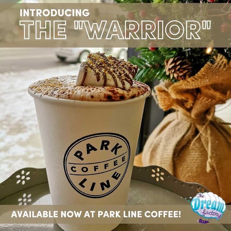 sarahjbrooker's tweet image. Travis LOVES Hot Chocolate and he has his very own! 
The WARRIOR Hot Chocolate is now available at the Parkline Cafe, $2 from each drink is being donated to Travis’ dream with @DreamFactoryMB 
We would love to feel your support while Travis still fights his medical battle.