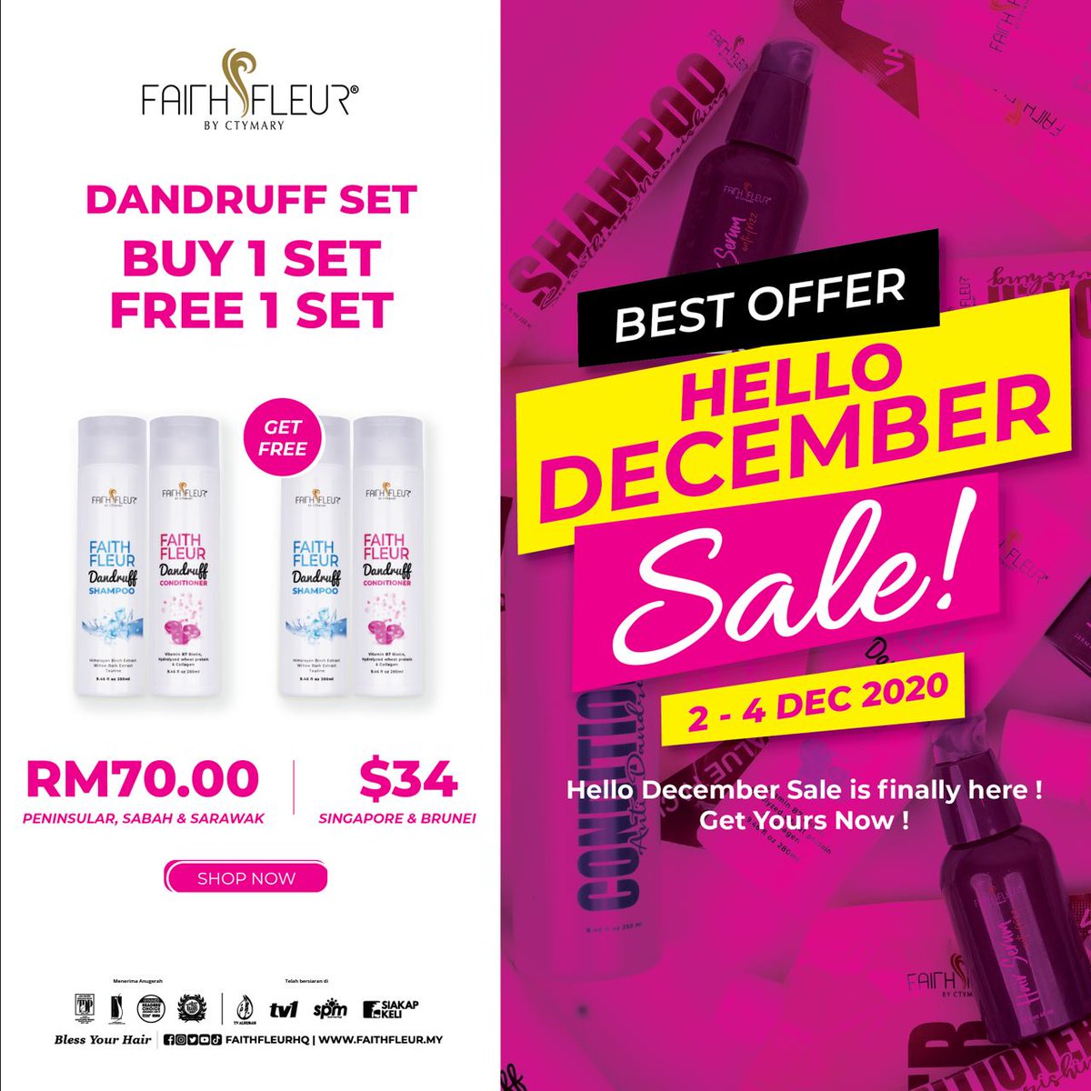 nurtisha97's tweet photo. “ADA SALE LAGI TAK?”

Haa anda yg minta dan kami bagi. Awal bulan December kita sambut bulan akhir tahun 2020 ini dengan KEMERIAHAN!

Sebab tu kami bagi lebih banyak sales utk anda!
Berlangsung hanya untuk 3 hari! Anda perlu dapatkan segera kesemua items yg dipromosikan hari ini! https://t.co/oDHVnTwcdN