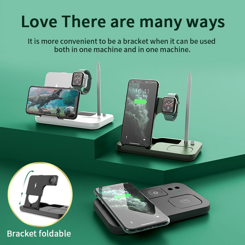 Darian23214775's tweet photo. 4 in 1 smart portable Qi phone holder watch fast wireless charging station pad dock 15w wireless charger stand https://t.co/Whu3skHsKb