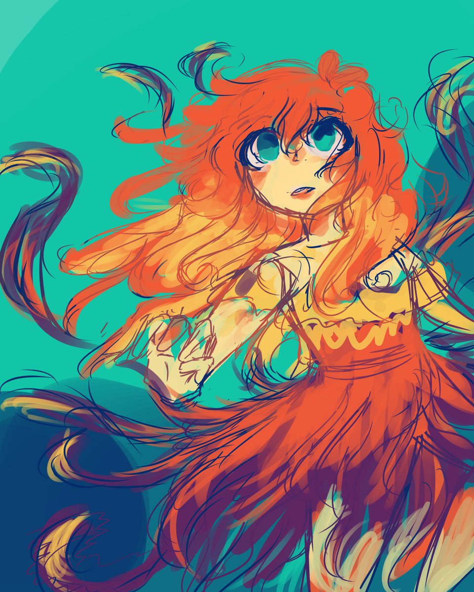 MorningLight07's tweet photo. Colour palette challenge :) I don't really remember where I found the palette, I think I google searched or something. #artistofinstagram #artwork #ocart #colourtheme #characterdesign https://t.co/0dgapqOmxO