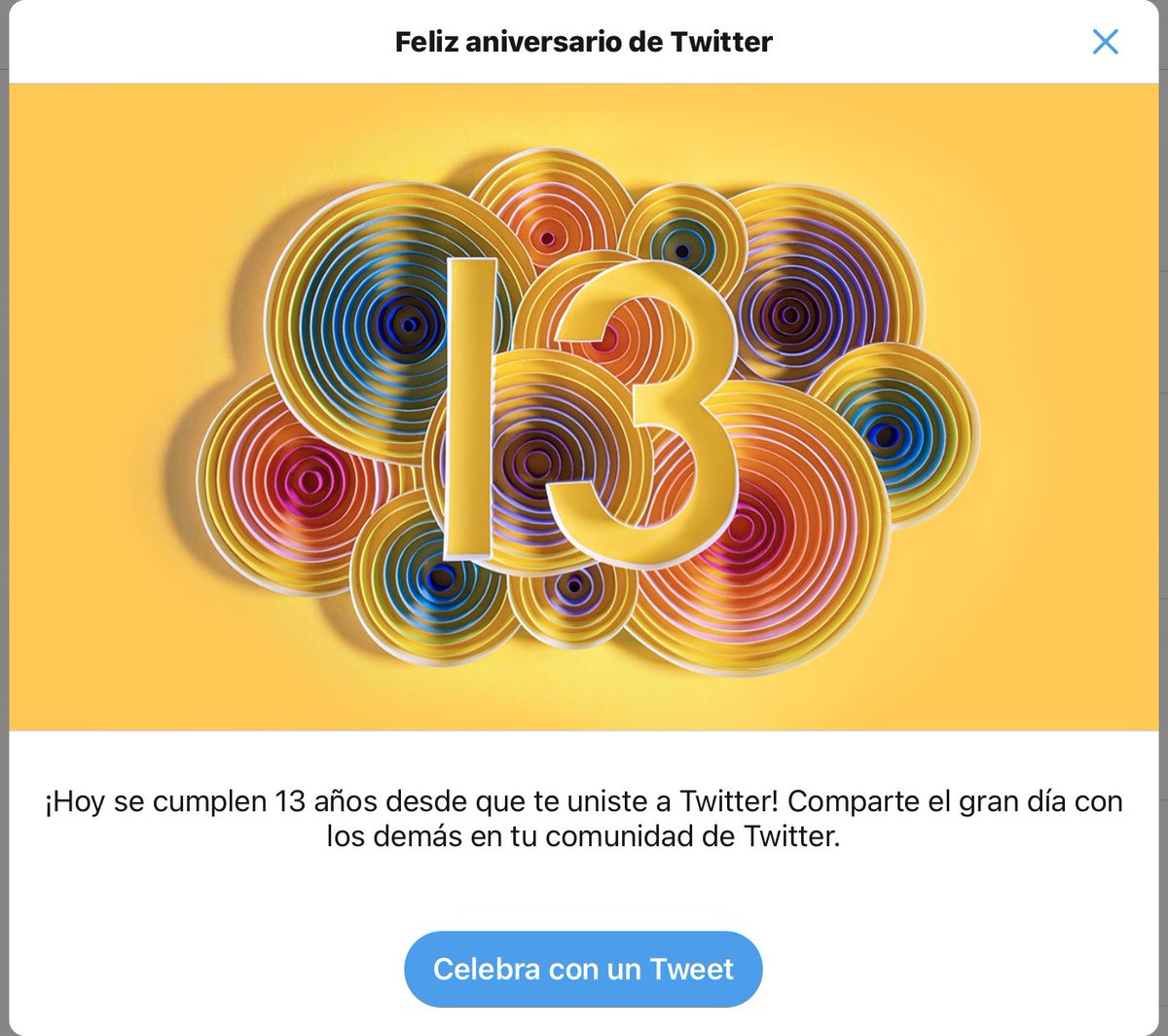 13 años y la última mitad sin entrar tan apenas. De cuando Twitter pasó de un invento de conocimiento macanudo y donde compartir y aprender era lo importante a ... (ponga cada uno lo que estime)