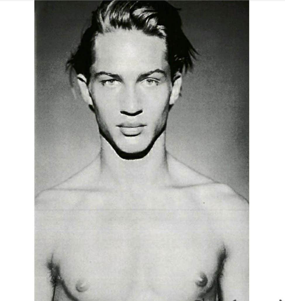 New faces: Models1 Men 1999. Tom Hardy aged 21 #london #tomhardy