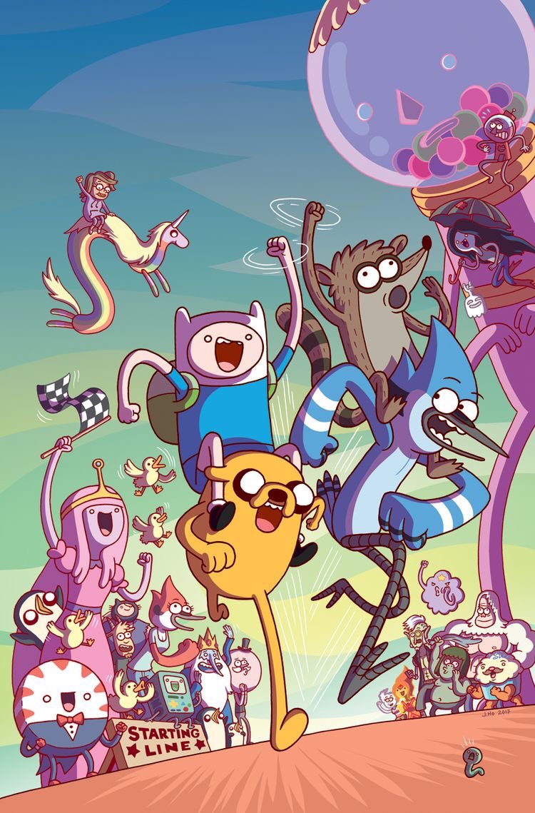 Adventure time of The regular show
