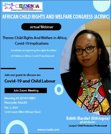 CRASDA_'s tweet photo. Ms Edith @EdithBardel is a lawyer and advocate for. Women and children's rights and an independent human rights consultant. She has over 10yrs experience providing legal advice, research and advocacy with the AU, UN, NGOs as well as private sectors. https://t.co/u7aUO0lZle