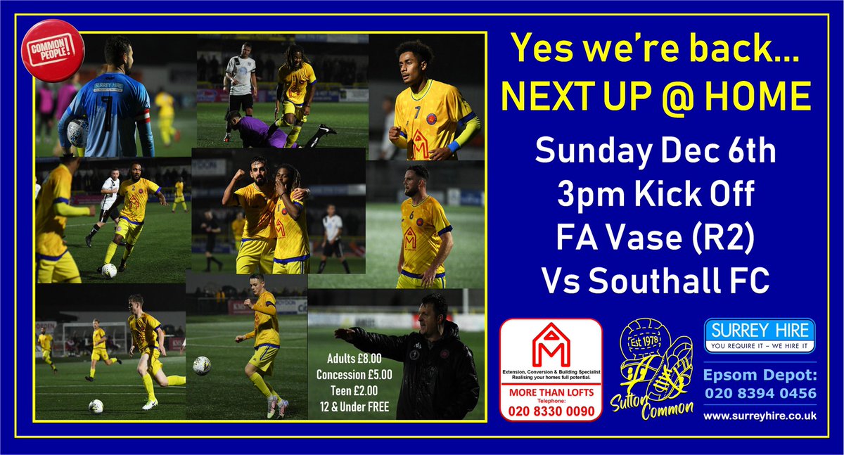 DarrenKs's tweet photo. 🙌🏻 SOMETHING TO CELEBRATE...
Confirmation that this Sunday at our FA Vase match V @FCSouthall Wendy and the gang will open Rose’s T-bar for a selection of hot and cold snack and (non-alcoholic) drinks... 👏🏻👏🏻 https://t.co/Pw2YnRbV0e