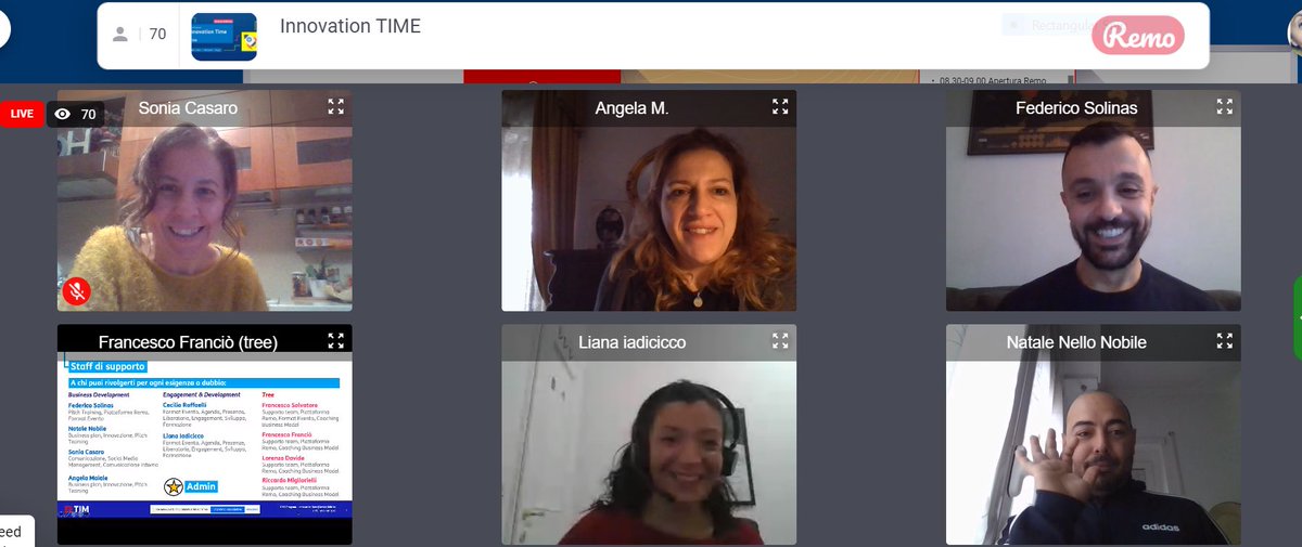 💥Al via la settima edizione di #InnovationTime, l’#ideathon di <a href="/TIM_Official/">TIM Official</a>! Lo staff @timwcap, HRO.TAD e <a href="/treeopen/">tree open</a> augurano buon lavoro ai #millennials di TIM che lavoreranno in questi due giorni allo sviluppo di progetti innovativi! #StayTuned